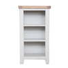 French Grey & Oak Top - Small Bookcase / DVD Rack