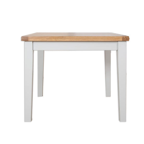 French Grey & Oak Top - 90x90 Table