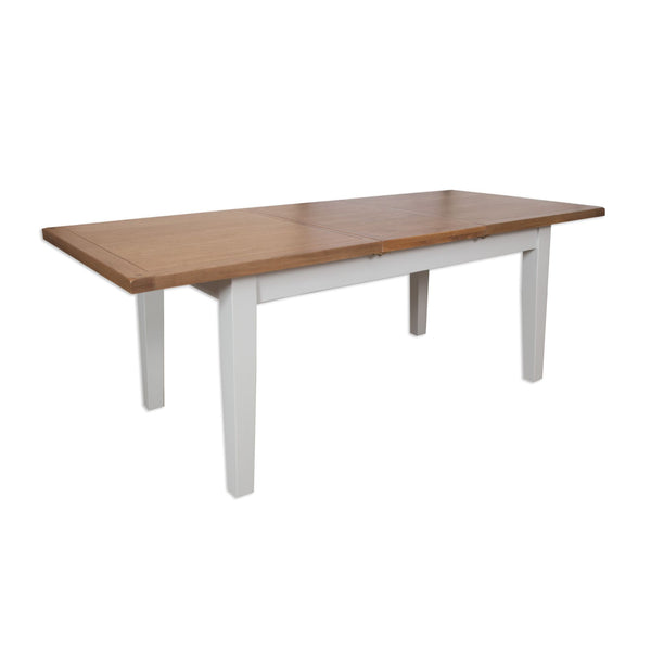 French Grey & Oak Top - 1.2m Extending Table