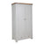 French Grey & Oak Top - 2 Door 2 Drawer Wardrobe