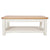 Ivory & Oak Top - Coffee Table