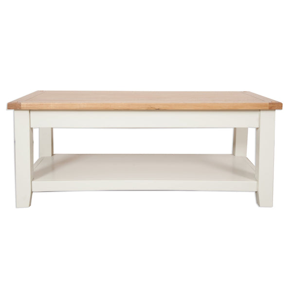 Ivory & Oak Top - Coffee Table