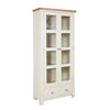 Ivory & Oak Top - Display Cabinet