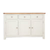 Ivory & Oak Top - 3 Door Sideboard