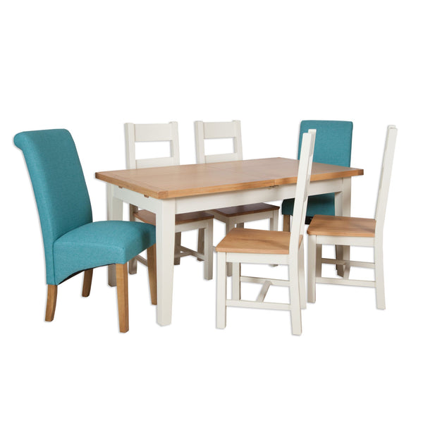 Ivory & Oak Top - 1.6m Extending Table