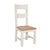 Ivory & Oak Top - Ladder Dining Chair