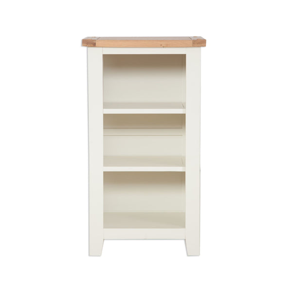 Ivory & Oak Top - Small Bookcase / DVD Rack