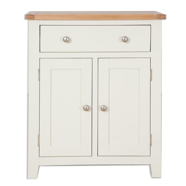 Ivory & Oak Top - Hall Cabinet