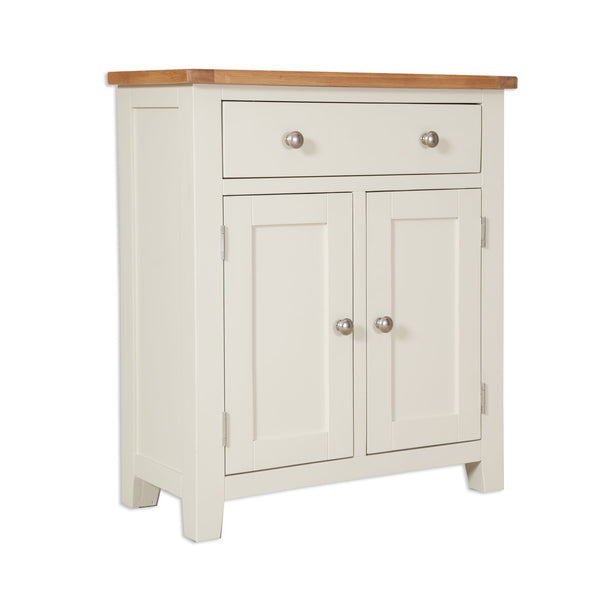Ivory & Oak Top - Hall Cabinet