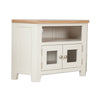 Ivory & Oak Top - Glazed TV Unit