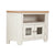 Ivory & Oak Top - Glazed TV Unit