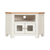 Ivory & Oak Top - Glazed TV Unit