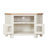 Ivory & Oak Top - Glazed TV Unit