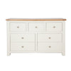 Ivory & Oak Top - 7 Drawer Chest