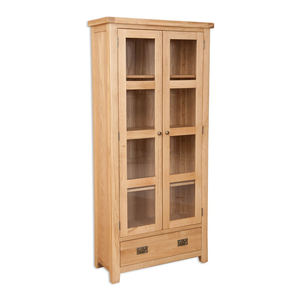 Natural Oak - Display Cabinet