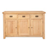 Natural Oak - 3 Door Sideboard