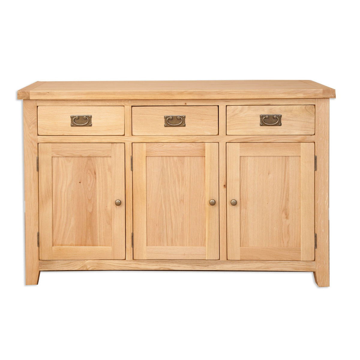 Natural Oak 3 Door Sideboard Mill Outlet Uttoxeter