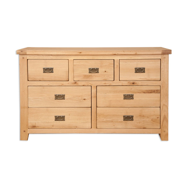 Natural Oak - 7 Drawer Chest
