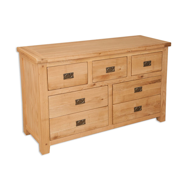 Natural Oak - 7 Drawer Chest