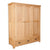 Natural Oak - 3 Door 2 Drawer Wardrobe