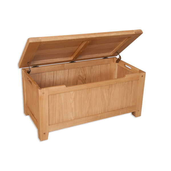 Natural Oak - Blanket Box