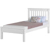 Morgan White High or Low Foot End - Single Frame Bed