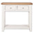 Arctic White & Oak Top - 2 Drawer Console