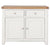 Arctic White & Oak Top - 2 Door Sideboard