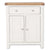 Arctic White & Oak Top - Hall Cabinet
