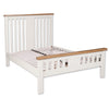 Arctic White & Oak Top - 5' Frame Bed