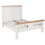 Arctic White & Oak Top - 5' Frame Bed