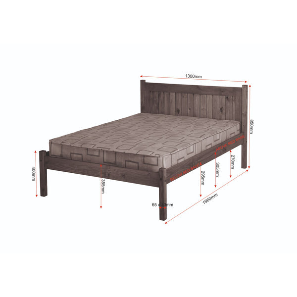 Mexican - Small Double Frame Bed