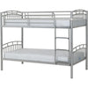 Metal Bunk Bed - Silver