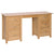 Oak 1 - Double Pedestal Dressing Table