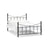 Ravel Black - Double Frame Bed