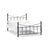 Ravel Black - King Size Frame Bed