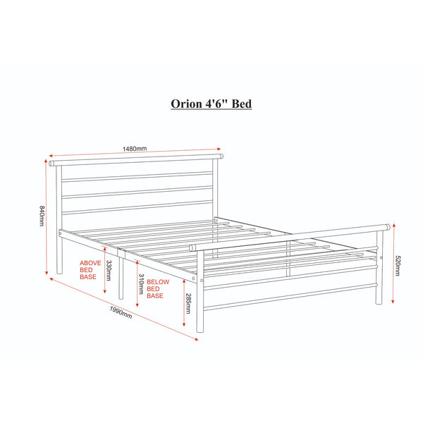 Oran - Double Frame Bed