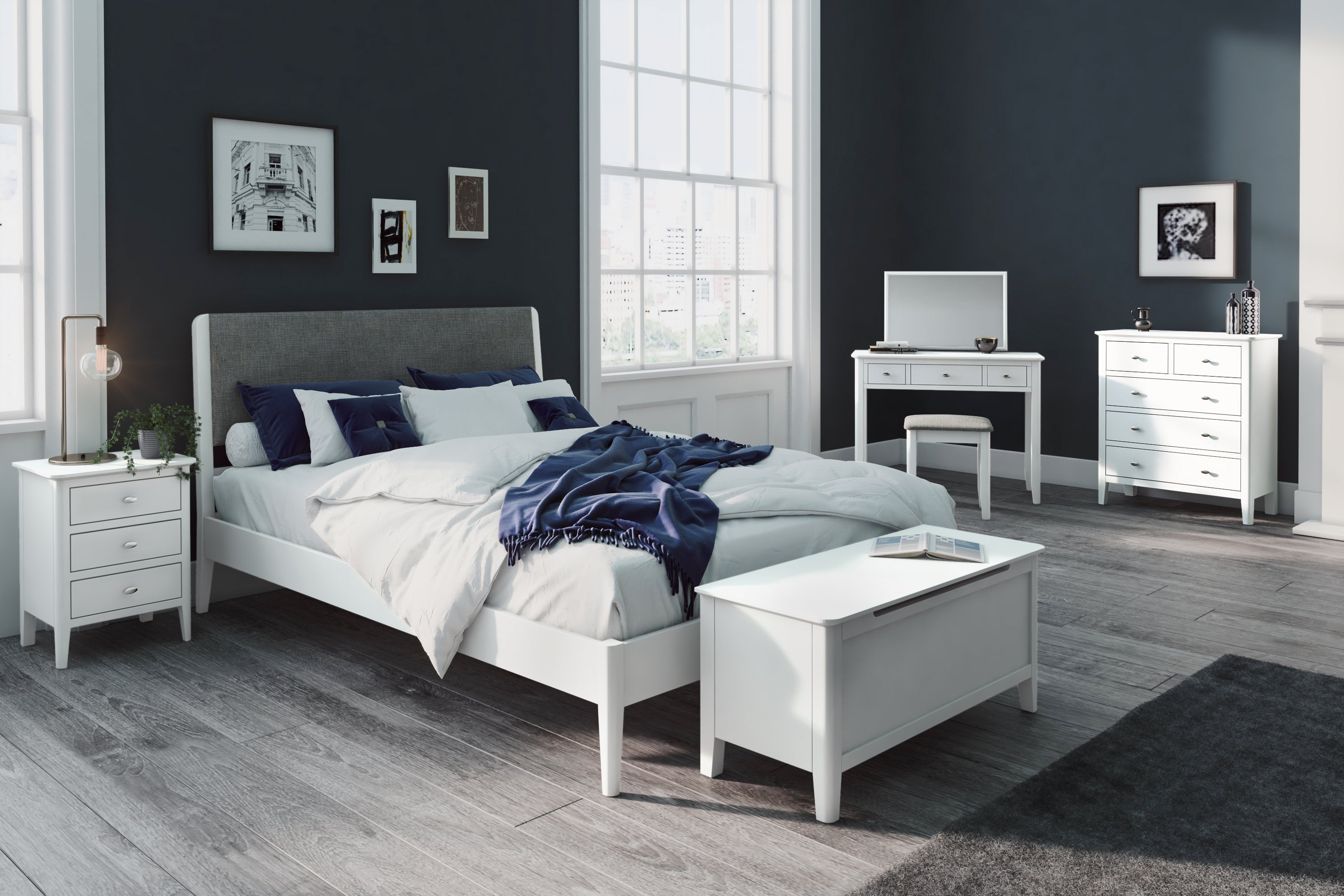 Hanbury White - Bedroom