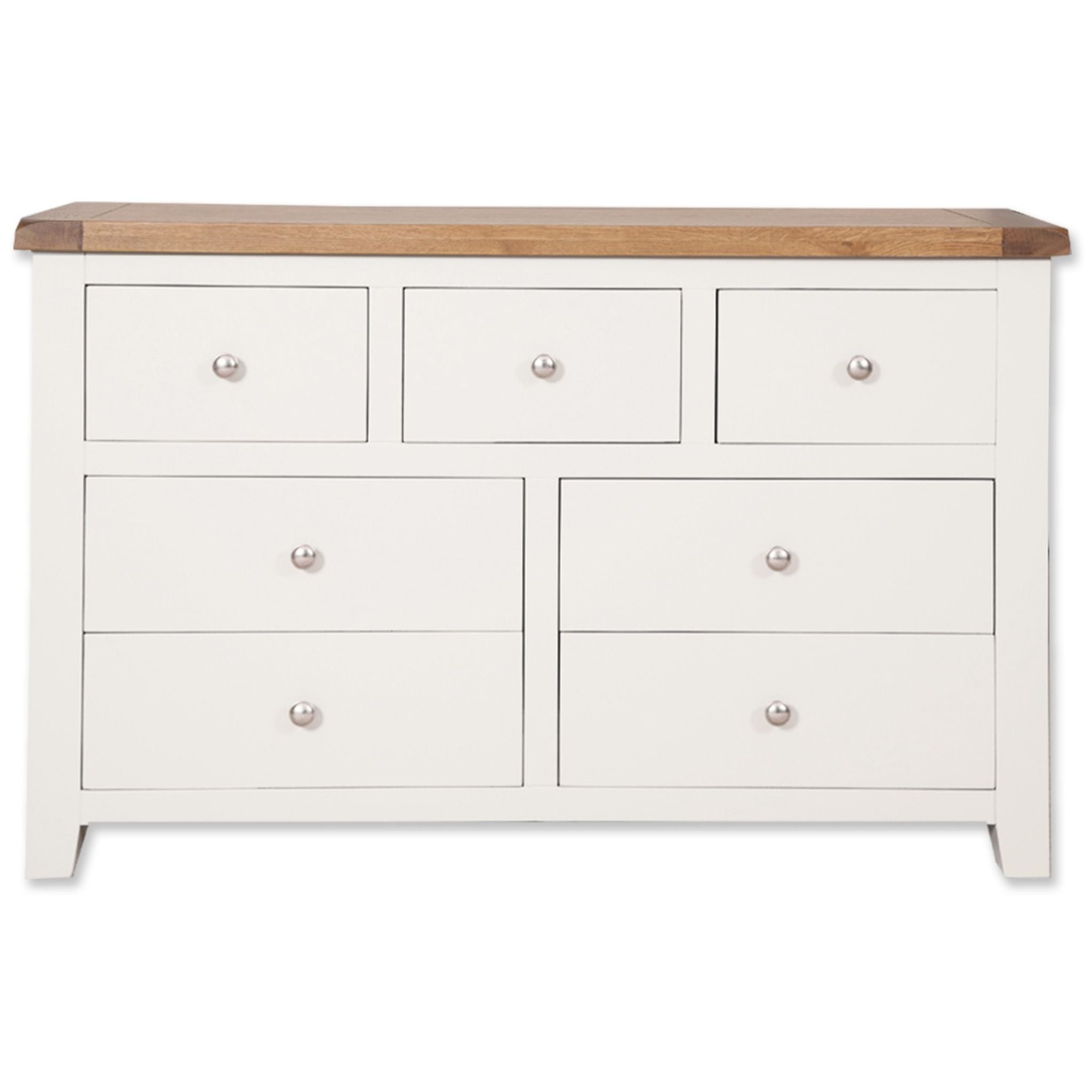 Arctic White & Oak Bedroom