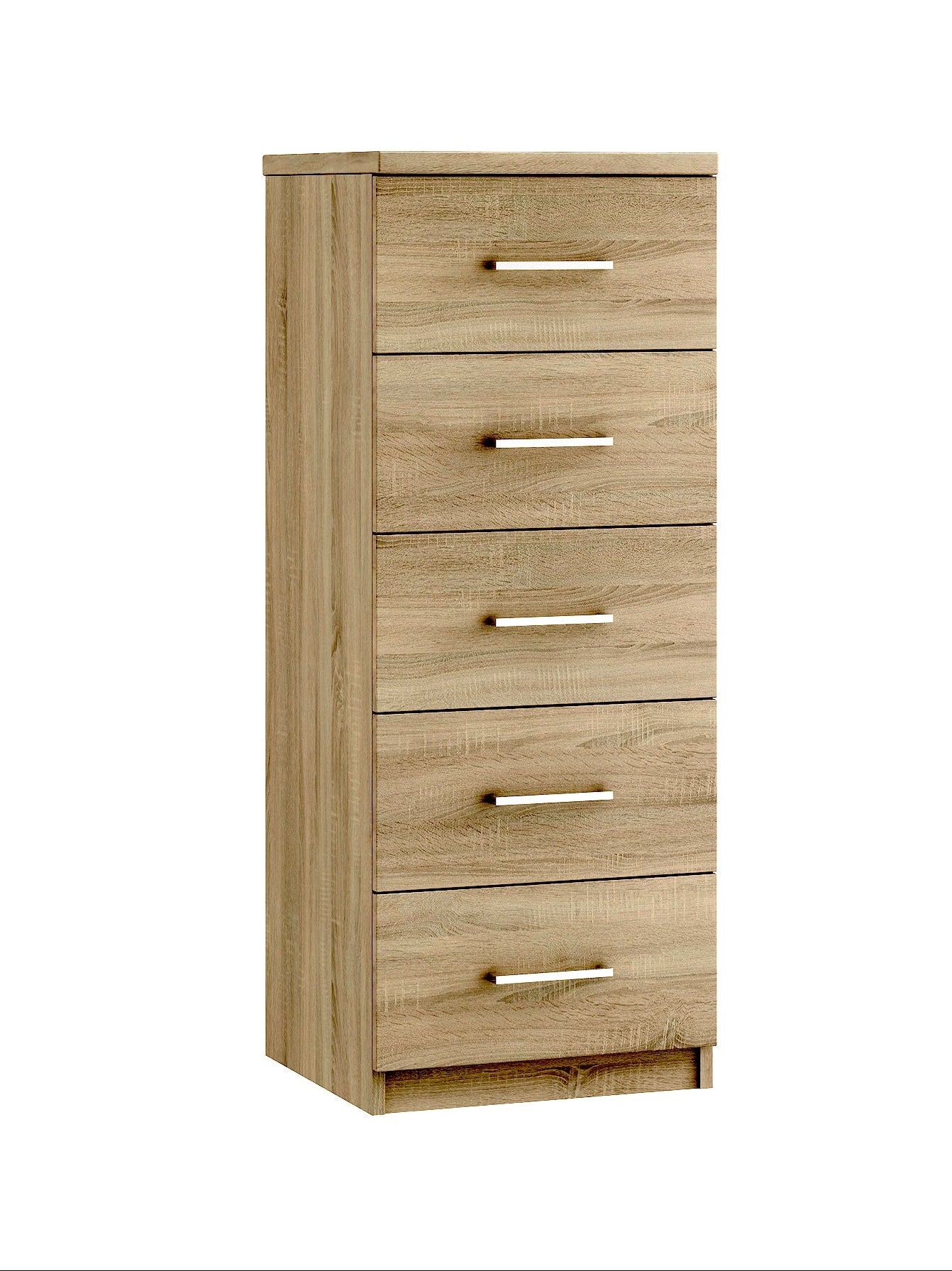 Montana - 5 Drawer Narrow Chest 15" - 11 Colours