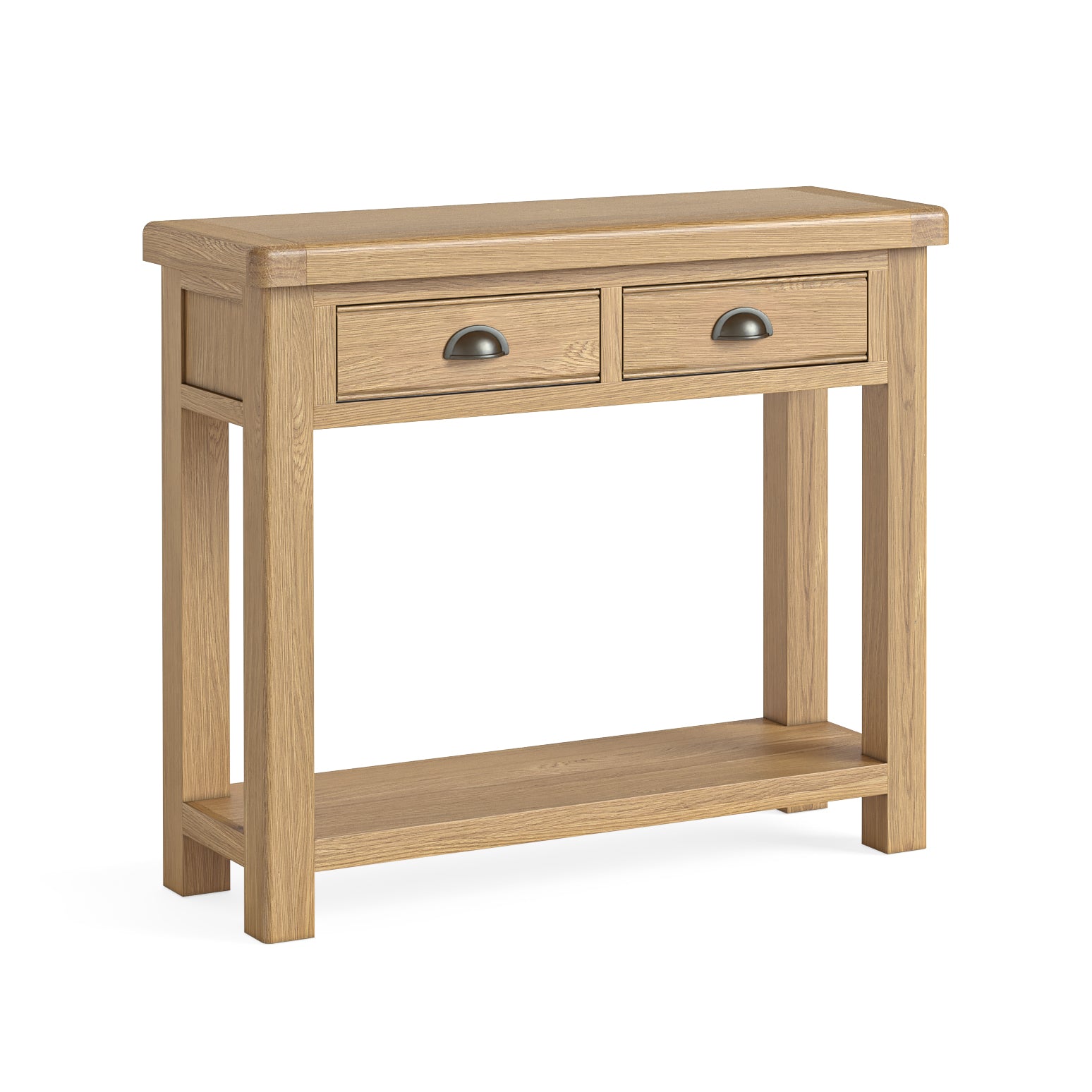 Newborough Oak - 2 Drawer Console