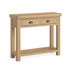 Oak 351 - 2 Drawer Console