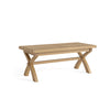 Oak 351 - Cross Leg Extending Table