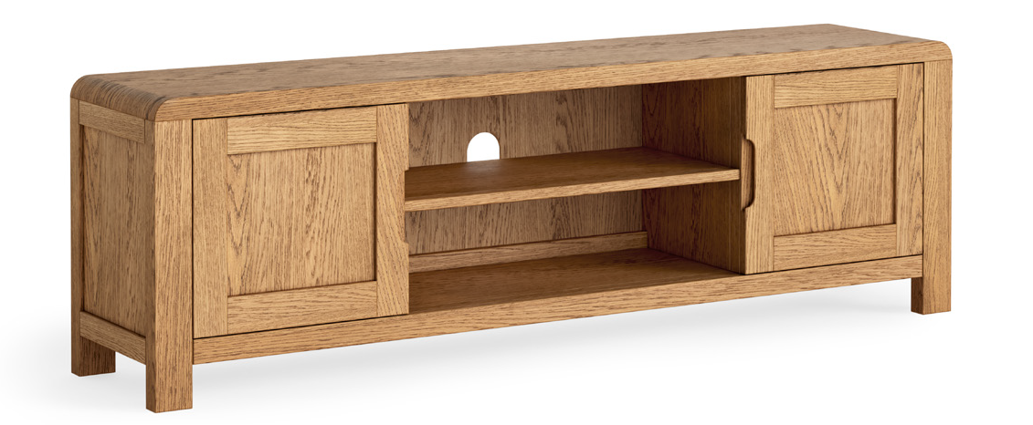 Branston Petite Oak - Large 1.6m TV Unit