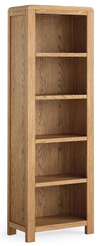 Oak 410 - Narrow Tall Bookcase