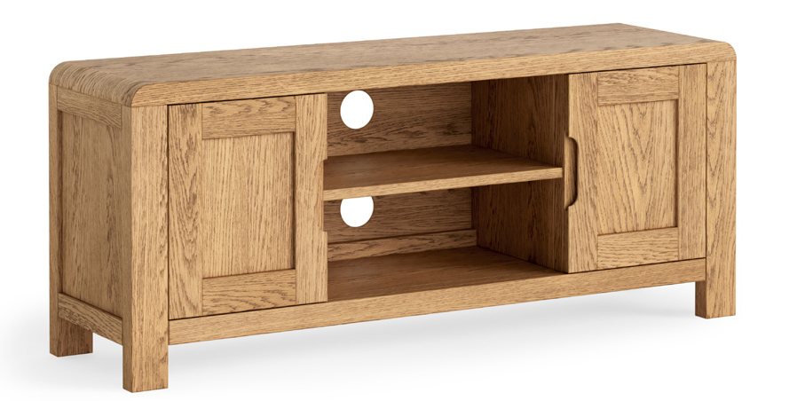 Branston Petite Oak - Small 1.2m TV Unit