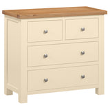 Devon Painted 2 Over 2 Chest - Ivory