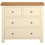 Devon Painted 2 Over 2 Chest - Ivory Front