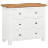 Devon Painted 2 Over 2 Chest - White