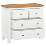 Devon Painted 2 Over 2 Chest - White Open